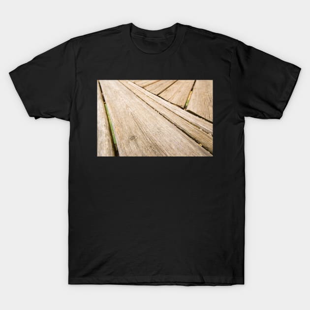 Wood diagonals T-Shirt by ojovago